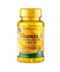 Holland & Barrett - Vitamin A 100 softgels