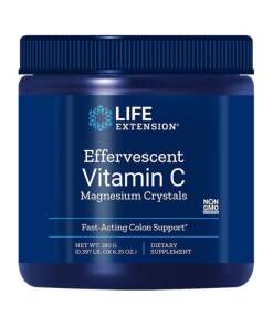 Life Extension - Effervescent Vitamin C Magnesium Crystals 180 grams