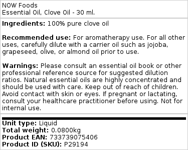 Brand - Έλαιο Γαρύφαλλου - 30 ml - Image 2