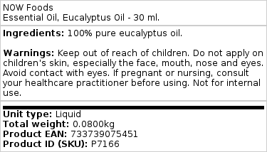 Brand - Έλαιο Ευκαλύπτου - 30 ml - Image 2