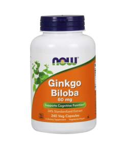 NOW Foods - Ginkgo Biloba 60mg - 240 vcaps