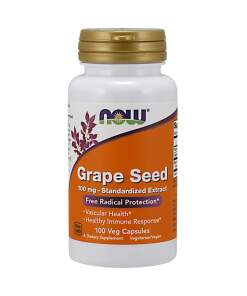 NOW Foods - Grape Seed Standardized Extract 100mg - 100 vcaps