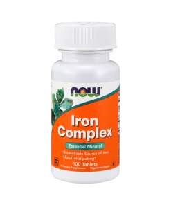NOW Foods - Iron Complex 100 tablets