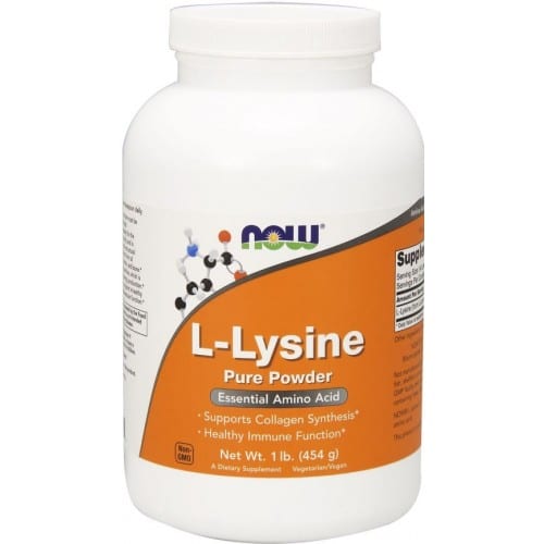NOW Foods - L-Lysine 1000mg (Powder) - 454 grams