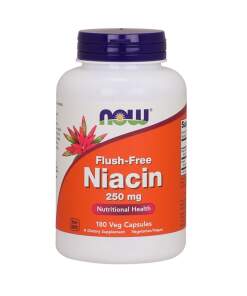 NOW Foods - Niacin Flush-Free 250mg - 180 vcaps