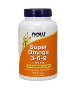 NOW Foods - Super Omega 3-6-9 1200mg - 180 softgels