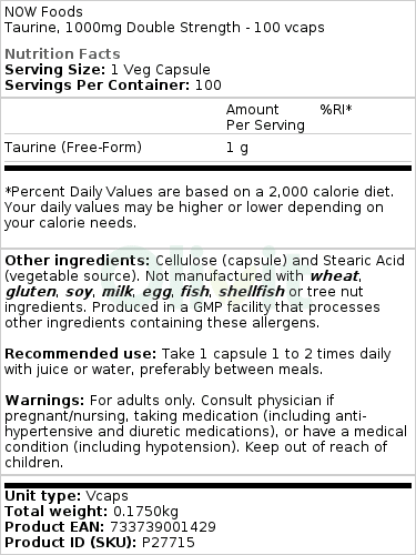 1000mg Double Strength - 100 vcaps