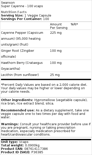 Super Cayenne - Υπερ Καγιέν - 100 κάψουλες - Image 2