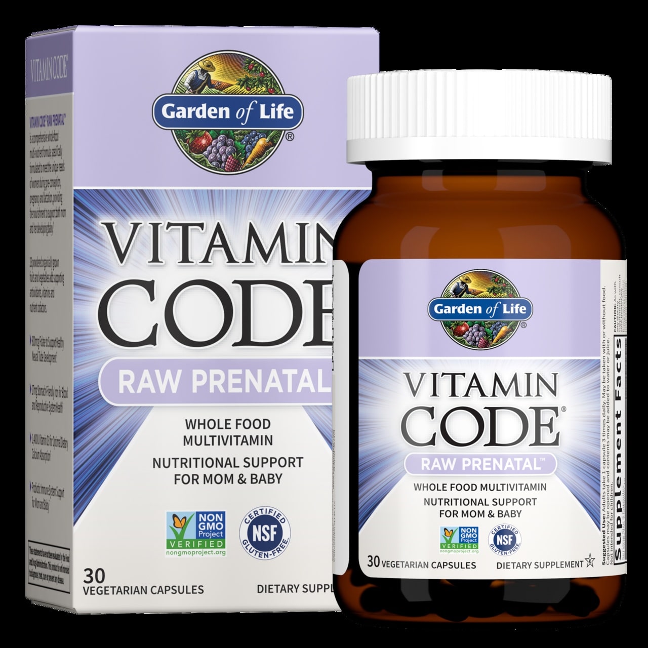 Vitamin Code Raw Prenatal - 180 κάψουλες - Image 3