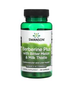 Berberine Plus with Bitter Melon & Milk Thistle - 60 caps