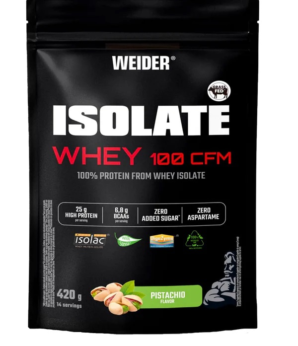 Weider - Isolate Whey 100 CFM, Pistacie - 420 g