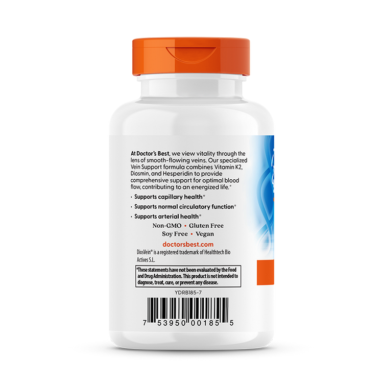Vein Support - Υποστήριξη Φλεβών με DiosVein και MenaQ7 - 60 κάψουλες - Image 3