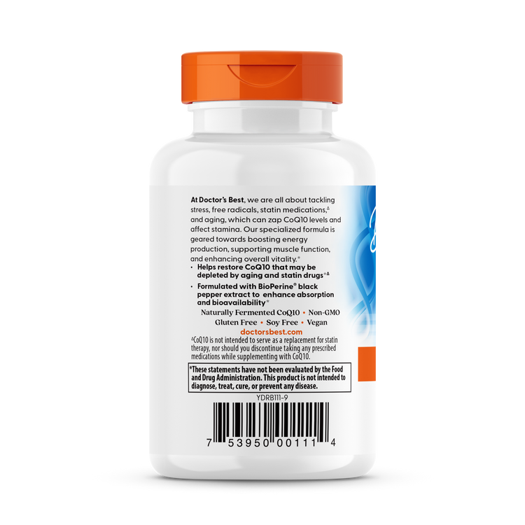 CoQ10 - CoQ10 με υψηλή απορρόφηση με BioPerine, 200mg · 60 κάψουλες - Image 3