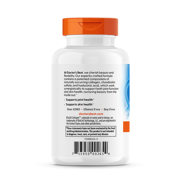 Brand - Υαλουρονικό Οξύ + Χονδροϊτίνη Θειικό με BioCell Collagen - 60 δισκία - Image 3