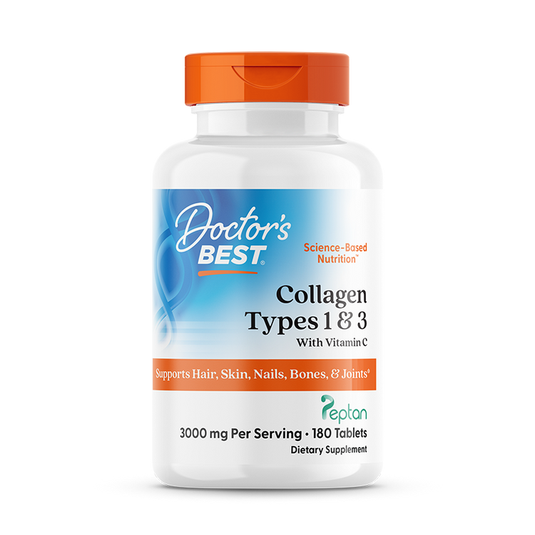 Doctor's Best - Kollagen Type 1 og 3 med Peptan og C-vitamin