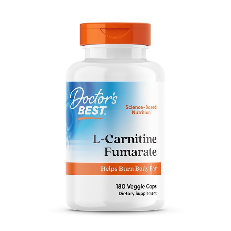 Doctor's Best - L-Carnitin Fumarat med Biosint Carnitiner - 180 kapsler