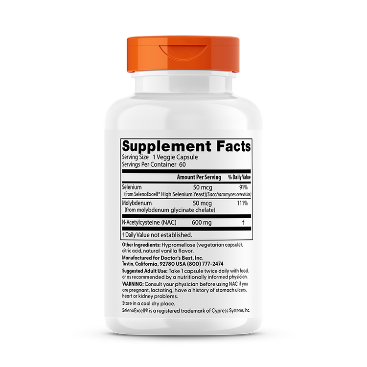 Brand - Ρυθμιστές Αποτοξίνωσης NAC - 60 κάψουλες - Image 2