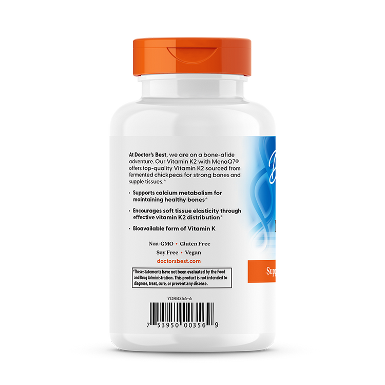 Naturligt - Βιταμίνη K2 MK7 με MenaQ7, 45mcg · 180 κάψουλες - Image 3