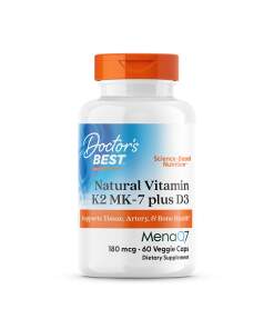 Doctor's Best - Naturlig Vitamin K2 MK7 med MenaQ7 plus D3