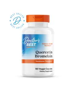 Doctor's Best - Quercetin Bromelain - 180 kapsler