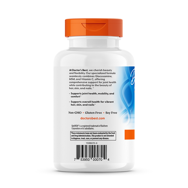 Synergistisk - Συνεργιστική Φόρμουλα Γλυκοζαμίνης MSM με OptiMSM - 180 κάψουλες - Image 3