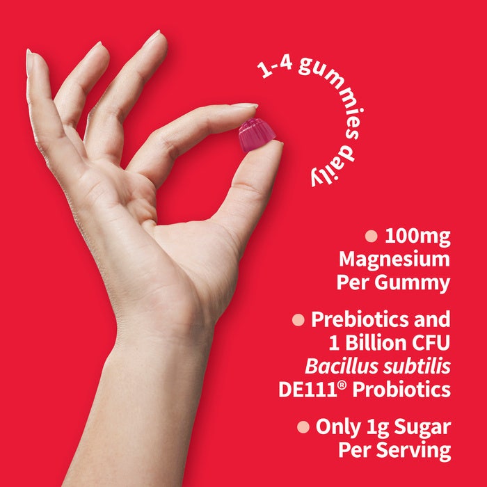 Dr. Formulated - Μαγνήσιο με Πρεβιοτικά & Προβιοτικά Γκάμις, Ρασπμπέρι - 60 γκάμις - Image 4