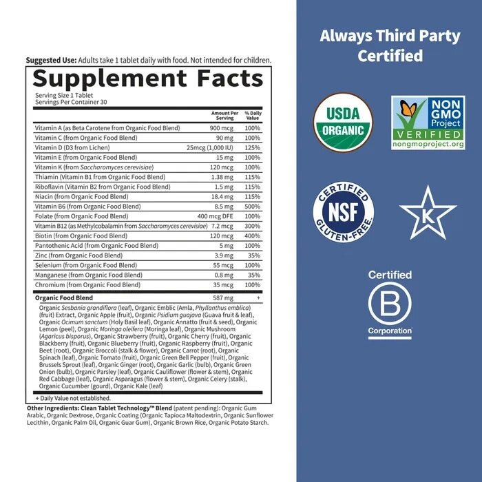 Mykind - Ανδρικά Ημερήσια, 60 βίγκαν δισκία - Image 2