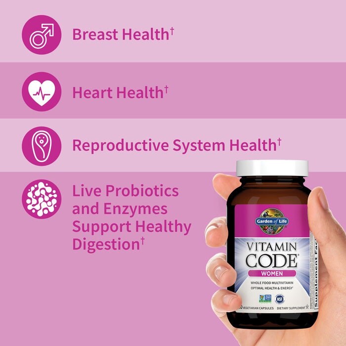 Vitamin Code - Κώδικας Βιταμίνης Γυναίκες - 120 κάψουλες - Image 4