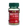 Holland & Barrett - Multivitaminer & Jern - 60 tabletter (EAN 5059604689468)