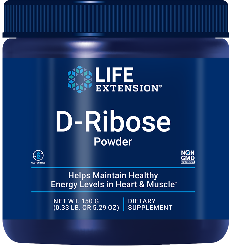 Life Extension - D-Ribose Pulver - 150g