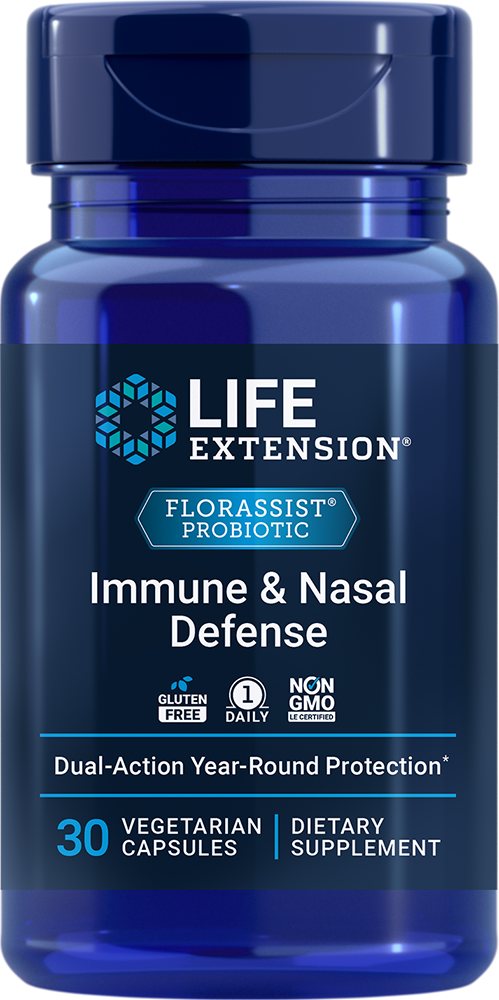 Life Extension - Florassist Immunforsvar & Næseforsvar - 30 kapsler