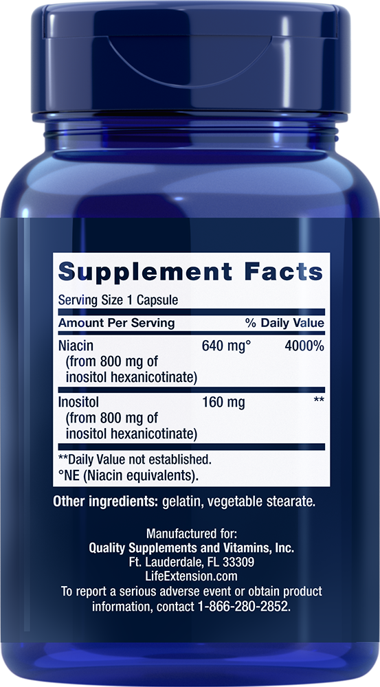 Brand - Νιασίνη Χωρίς Ερυθρότητα - 100 κάψουλες - Image 2