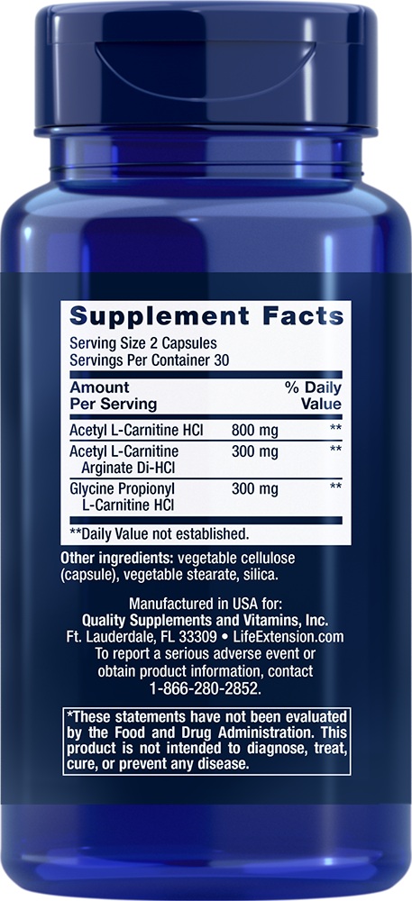 Brand - Βελτιστοποιημένη Καρνιτίνη - 60 κάψουλες - Image 2