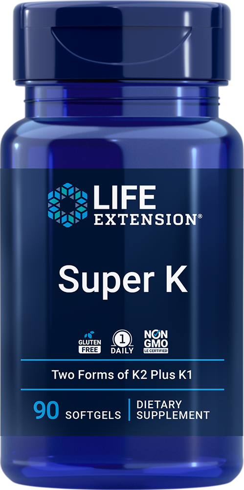 Life Extension - Super K - 90 bløde kapsler