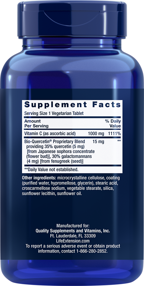 Brand - Βιταμίνη C και Κουερσετίνη Φυτοσώμα - 250 χορτοφαγικά δισκία - Image 2