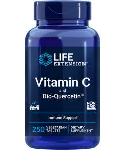 Life Extension - Vitamin C og Bio-Quercetin Phytosome - 250 vegetariske tabletter