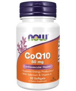NOW Foods - CoQ10 med selen & vitamin E