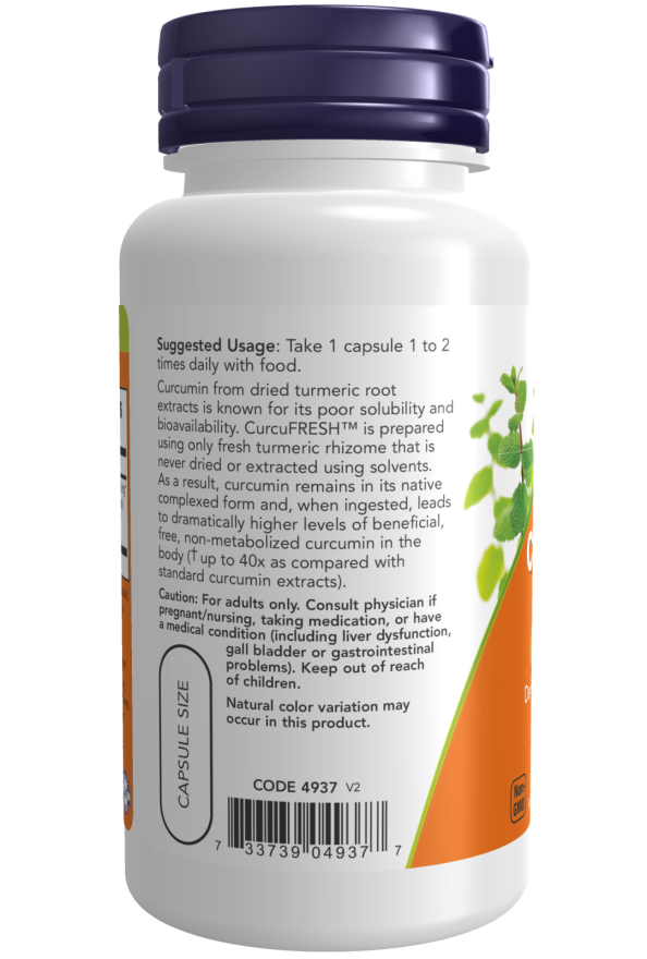 CurcuFRESH - Κουρκουμίνη - 60 κάψουλες - Image 3