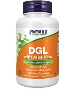 NOW Foods - DGL med Aloe Vera - 100 kapsler