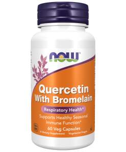 NOW Foods - Quercetin med Bromelain - 240 kapsler