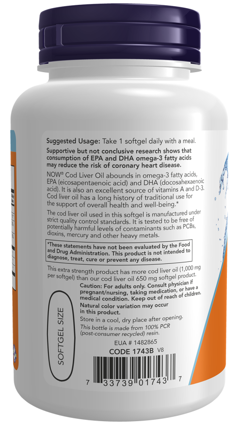 Brand - Έλαιο Ήπαρ Μπακαλιάρου, Ενισχυμένη Δύναμη 1000mg - 90 μαλακές κάψουλες - Image 3