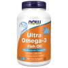 NOW Foods - Ultra Omega-3 (I fiskegelatine softgels) - 180 fiske softgels