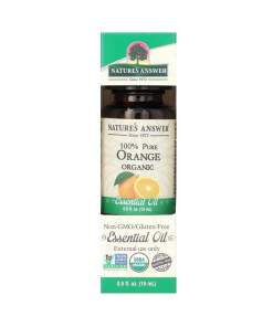 Nature's Answer - 100% Pure Orange Essential Oil - 15 ml.