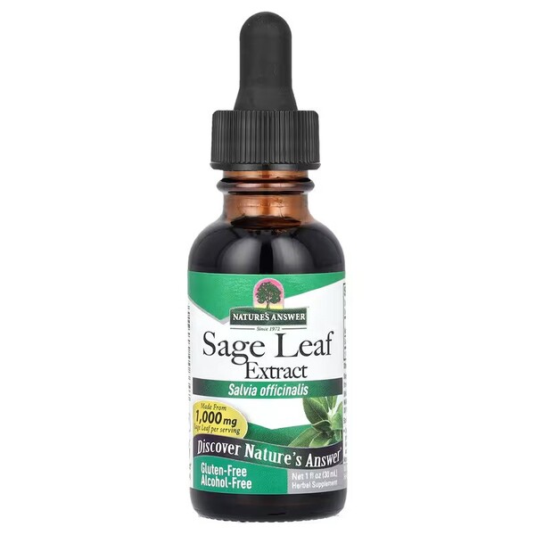 Nature's Answer - Sage Leaf Extract - 30 ml.