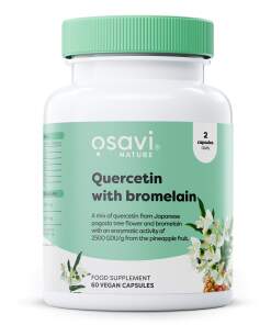 Osavi - Quercetin med Bromelain - 60 veganske kapsler
