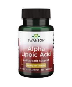 SWANSON ALA 50mg 120 kapsler