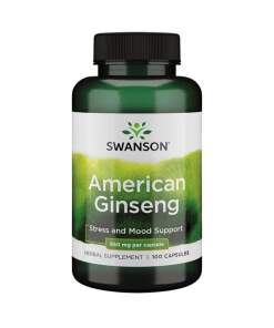 SWANSON Amerikansk Ginseng 550mg 100 kapsler