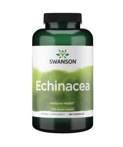 SWANSON Echinacea 400mg 180 kapsler