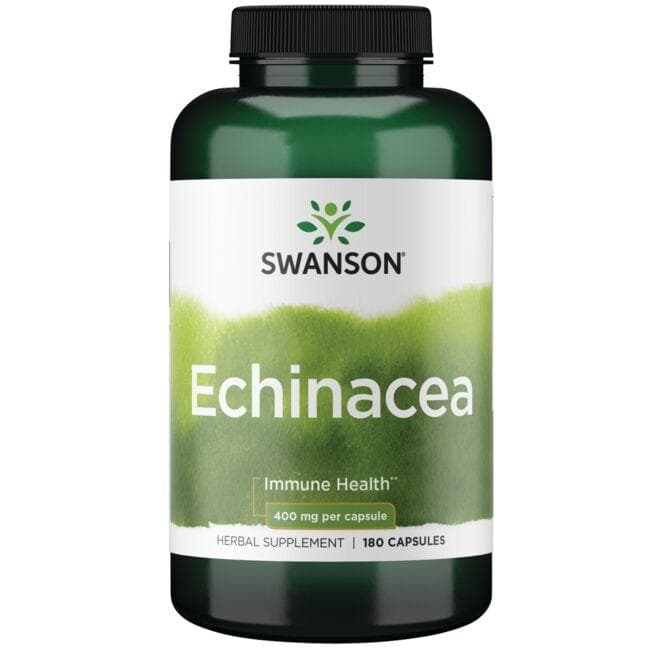 SWANSON Echinacea 400mg 180 kapsler
