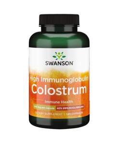 SWANSON Høj IG Kolostrum 500mg 120 kapsler